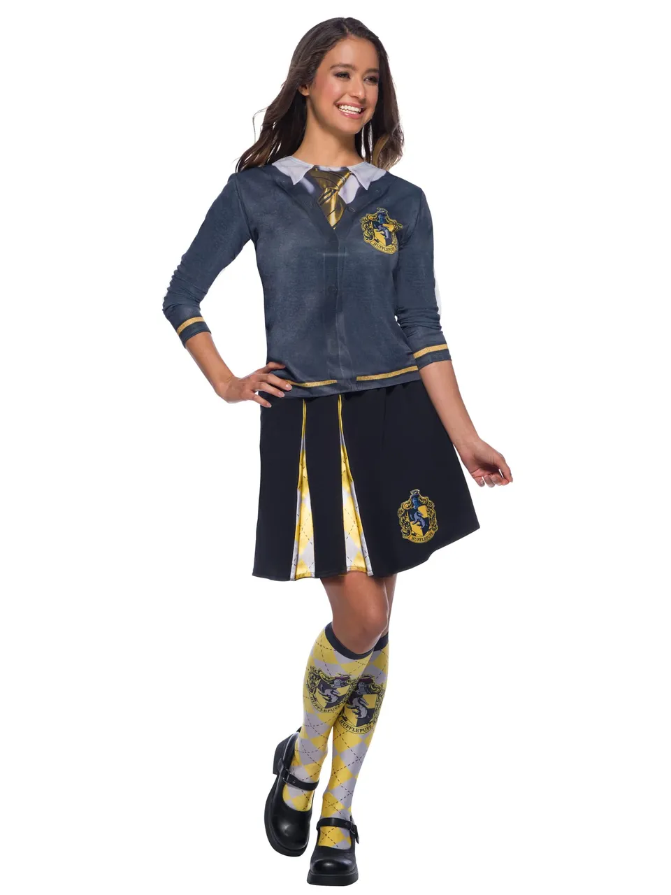 rubie-s-deluxe-hufflepuff-kost-mrock-einheitsgr-e-schwarz image 1