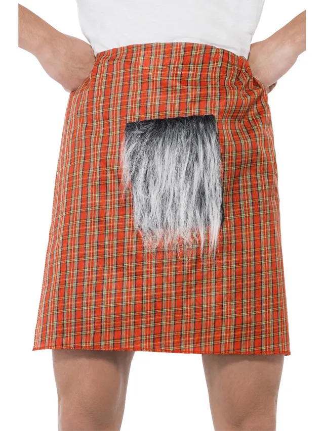 smiffys-fever-tartan-kilt-rot-schottenrock-mit-sporran image 1