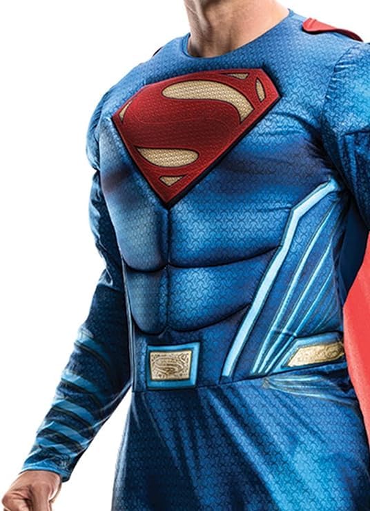 rubie-s-deluxe-superman-kost-m-herren-xl-justice-league image 6