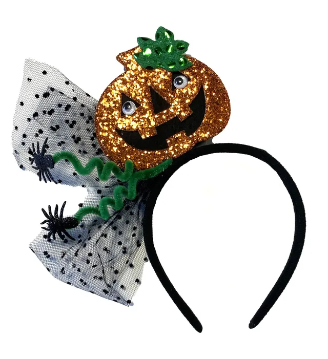 rubies-k-rbis-haarreif-pailletten-spinnen-halloween-erwachsene image 1