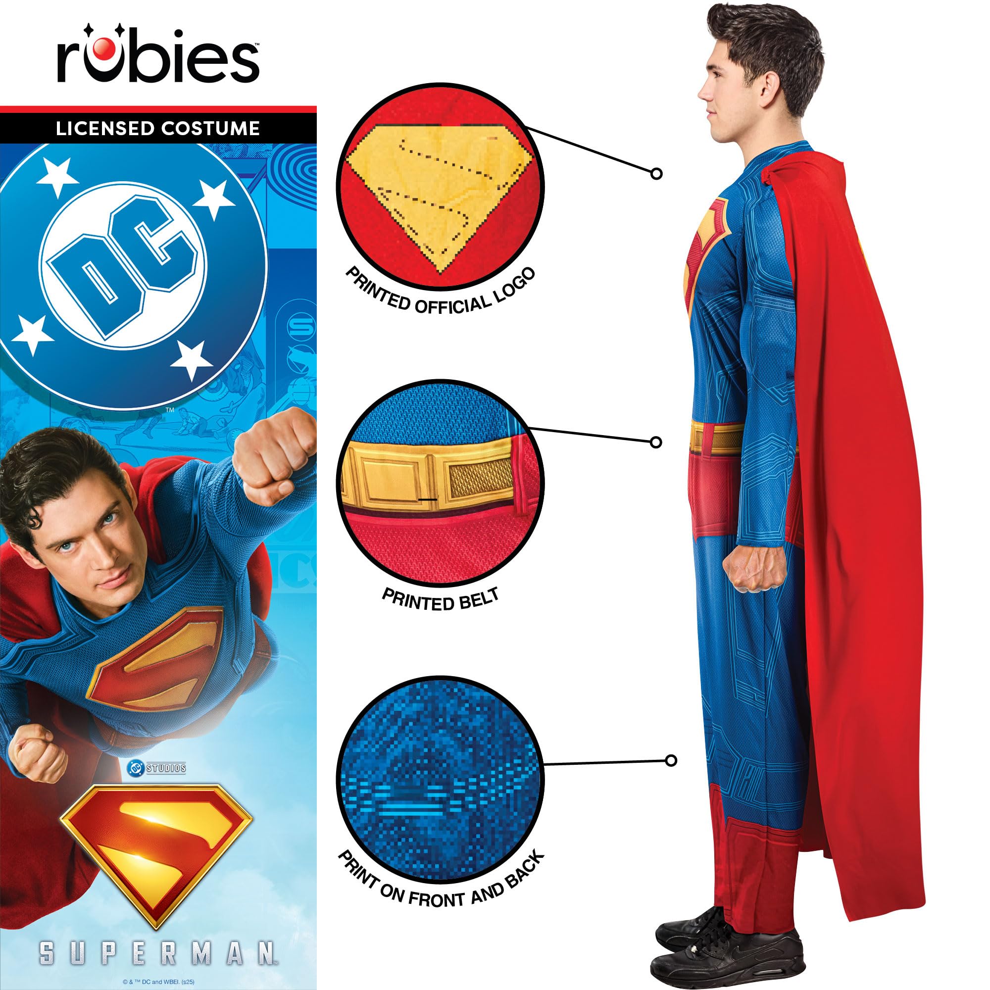 rubie-s-deluxe-superman-kost-m-erwachsene-m-superheld image 4