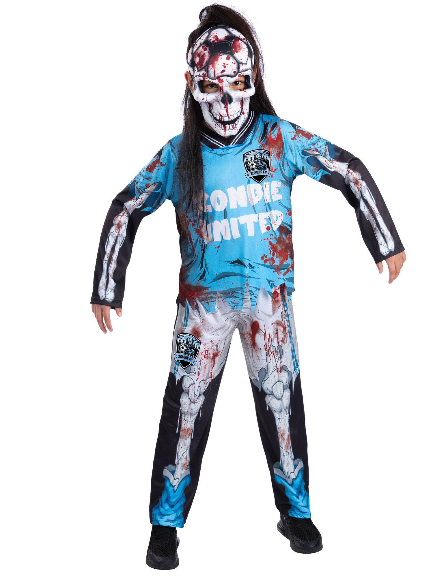 smiffys-fever-zombie-fu-baller-kost-m-blau-kinder-10-12 image 3