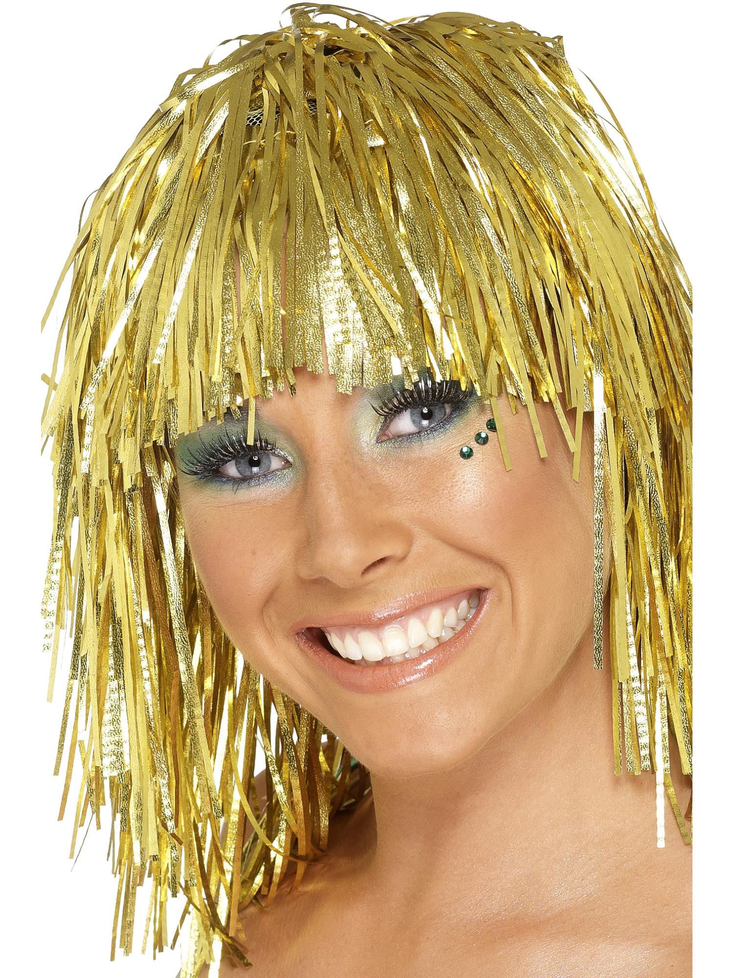 smiffys-fever-cyber-tinsel-per-cke-silber-metallic image 1