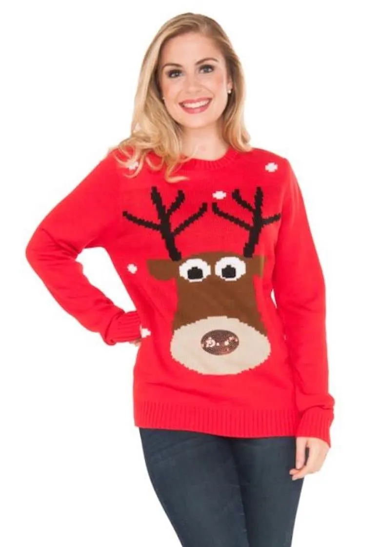 rubie-s-deluxe-pullover-damen-rot-gr-s-kost-moberteil image 1