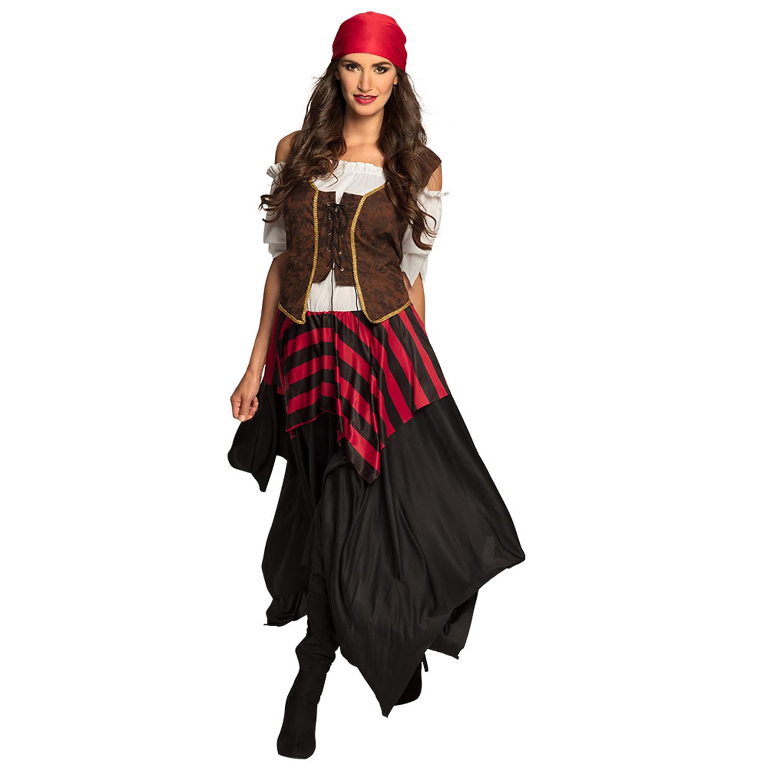boland-piratin-tornado-damenkostuem-36-38-kleid-korsett image 1