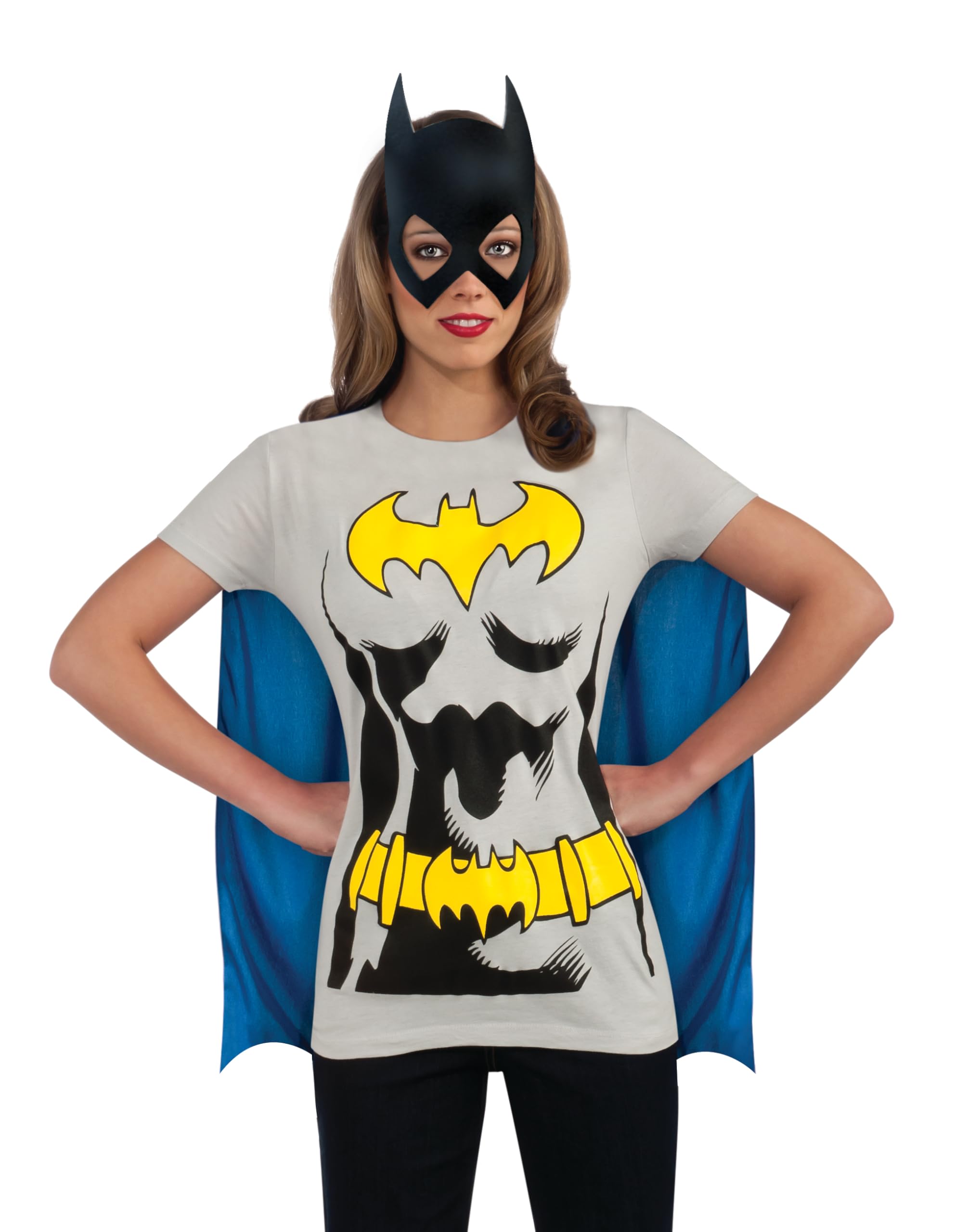 rubie-s-deluxe-batgirl-t-shirt-kost-m-gr-l-mit-umhang image 1