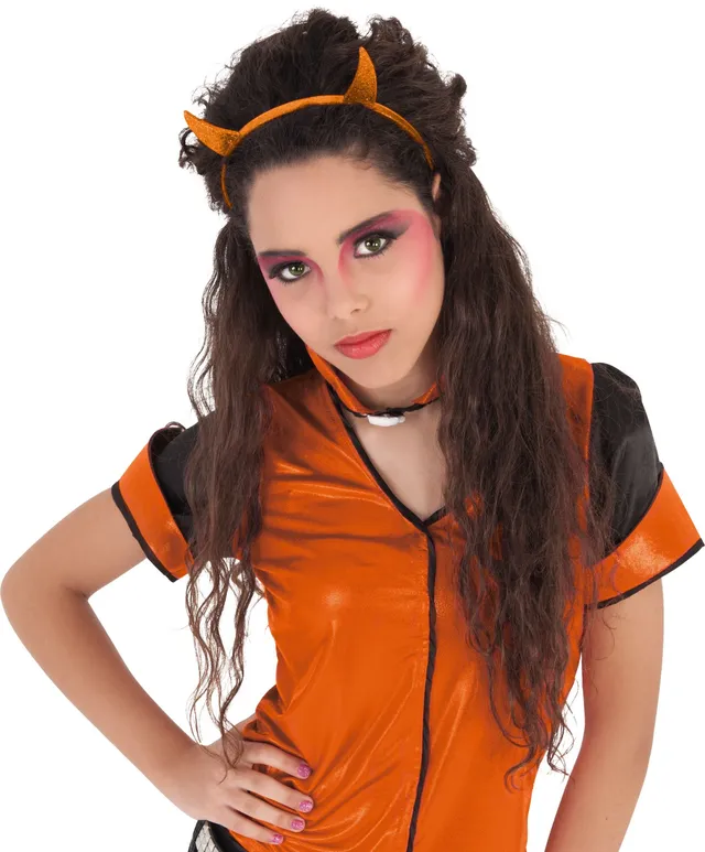 rubies-teufelsh-rner-stirnband-orange-glitzer-haarband image 1
