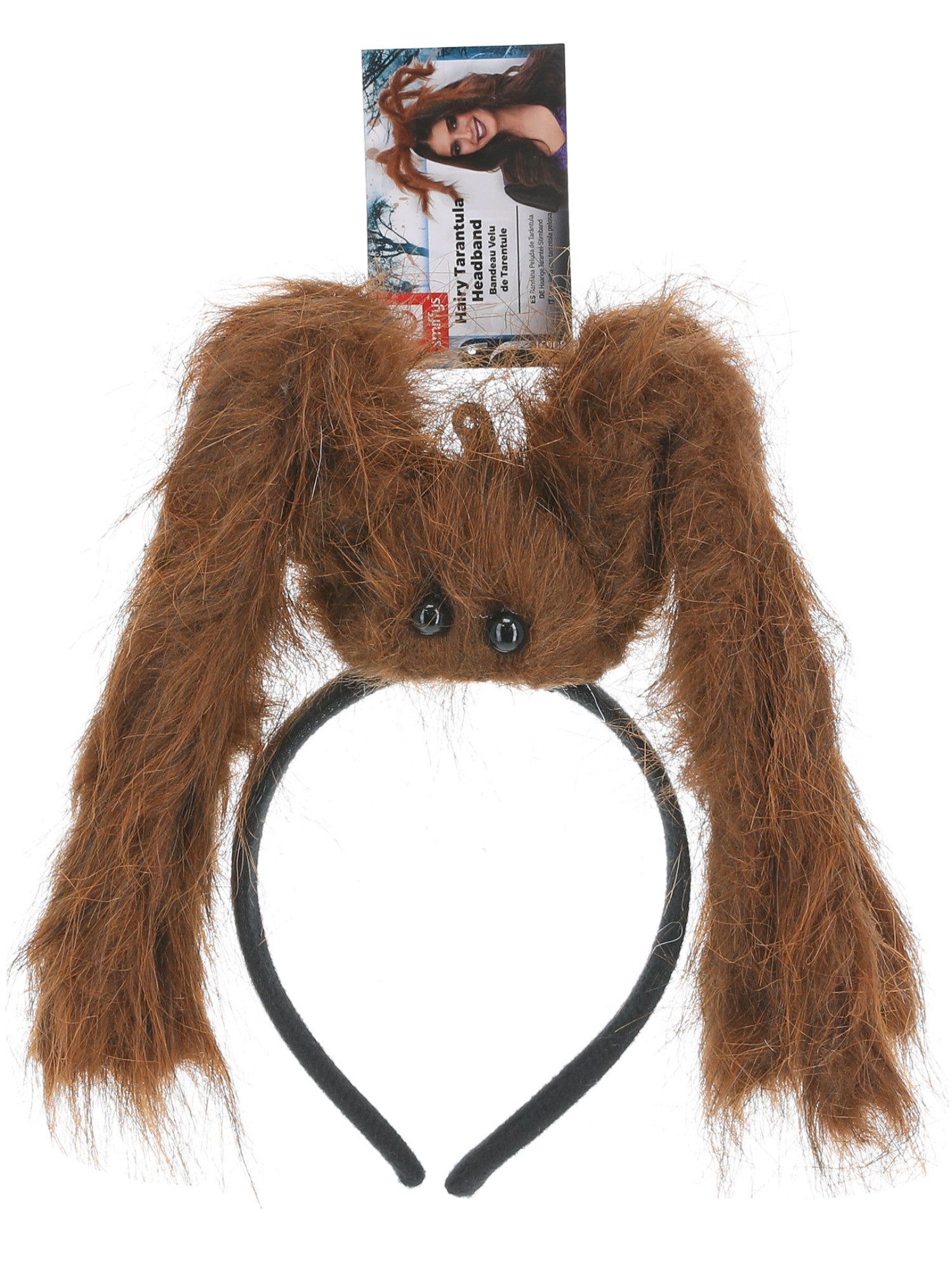 smiffys-fever-tarantel-stirnband-braun-halloween-haarreif image 2