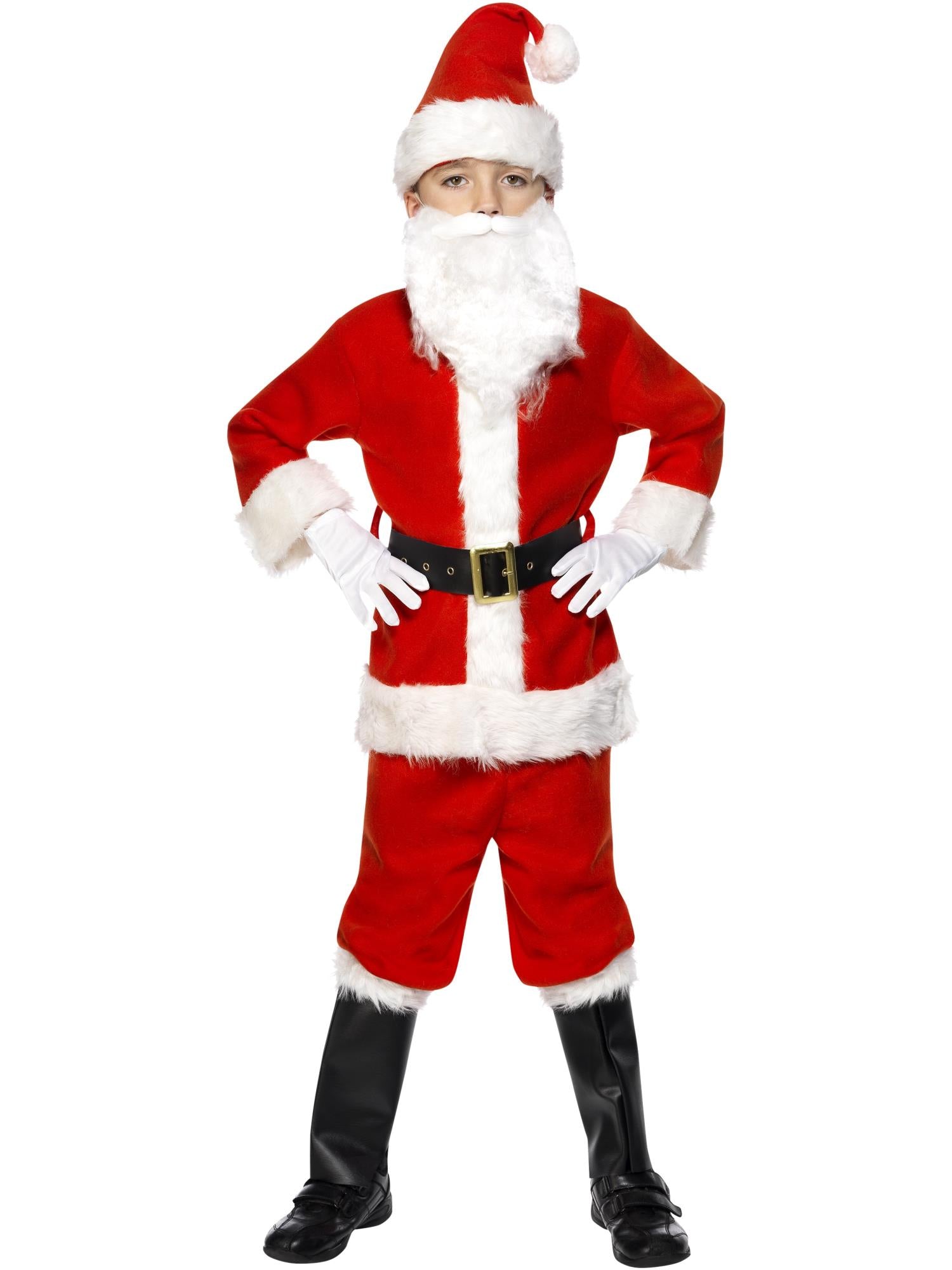 smiffys-fever-santa-kost-m-kinder-rot-7-teilig-m image 4