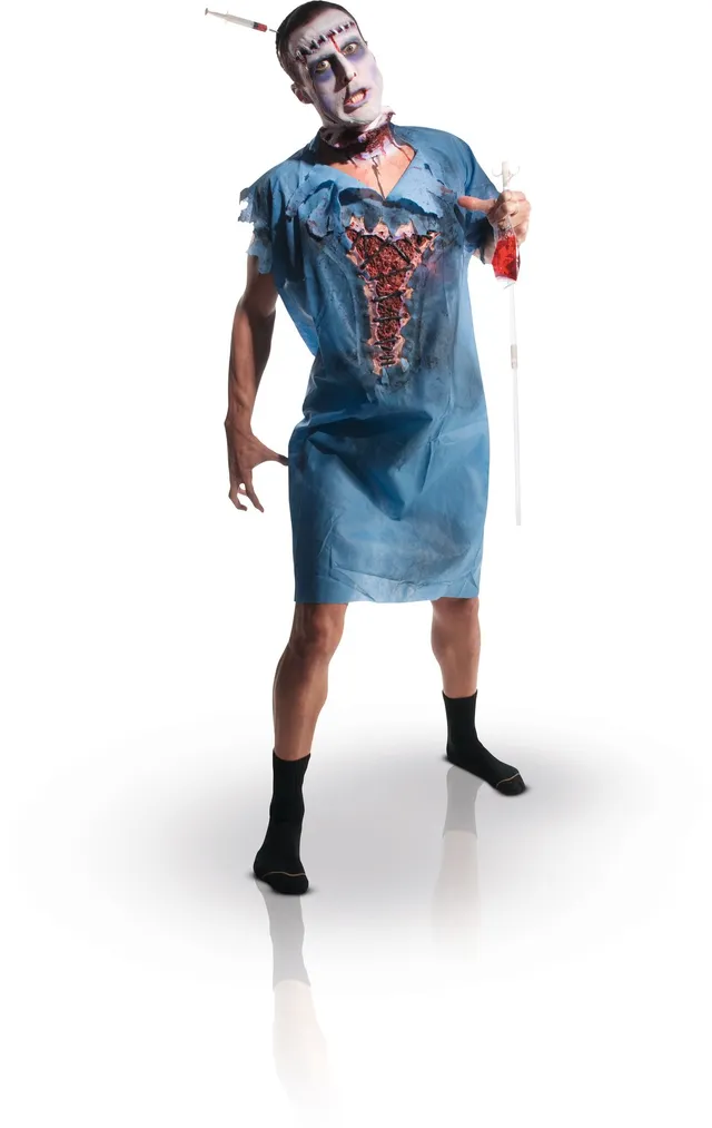 rubies-zombie-patient-kost-m-erwachsene-mit-kittel image 1