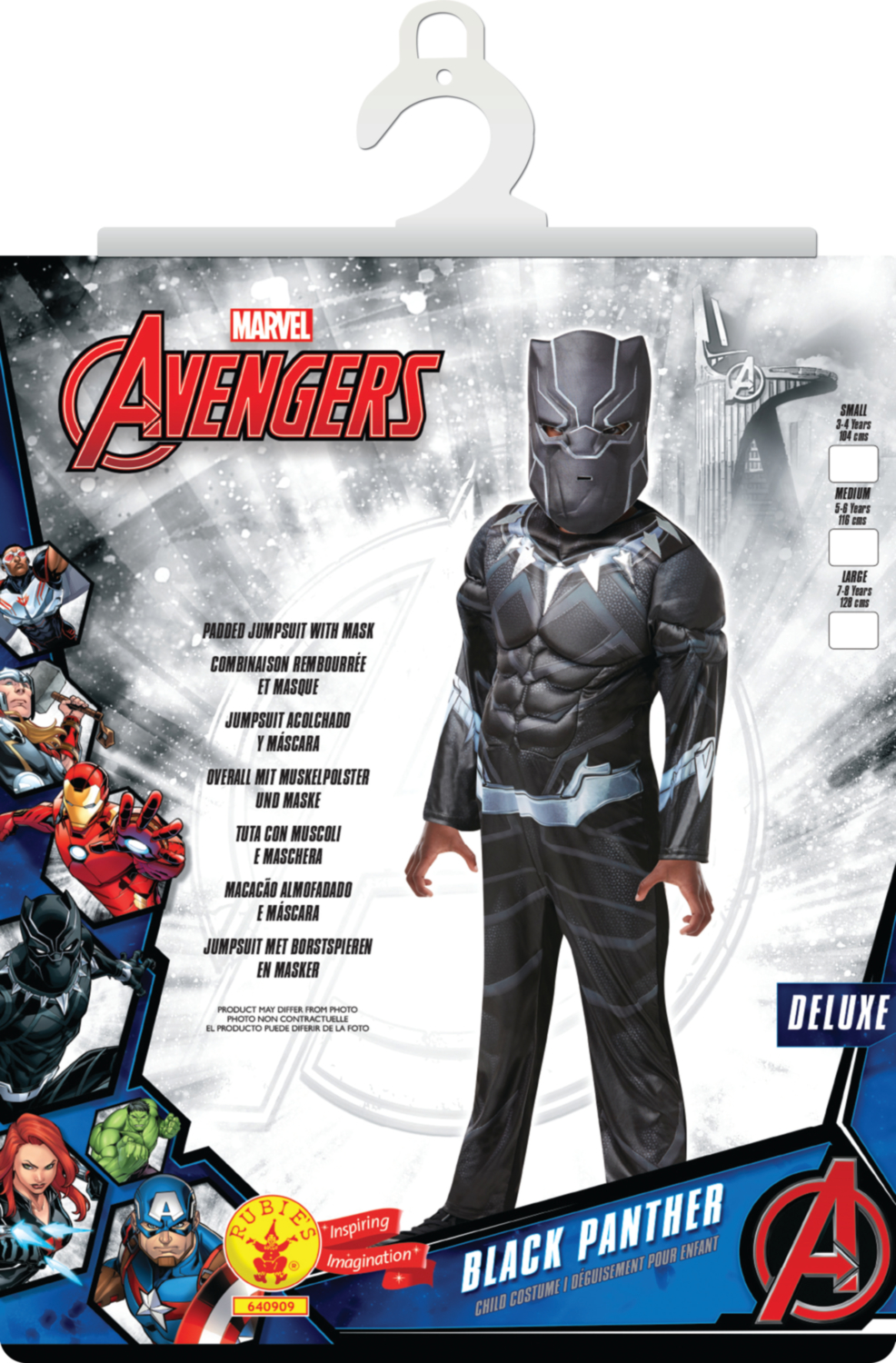 rubies-black-panther-luxe-kost-m-mit-maske-schwarz image 2