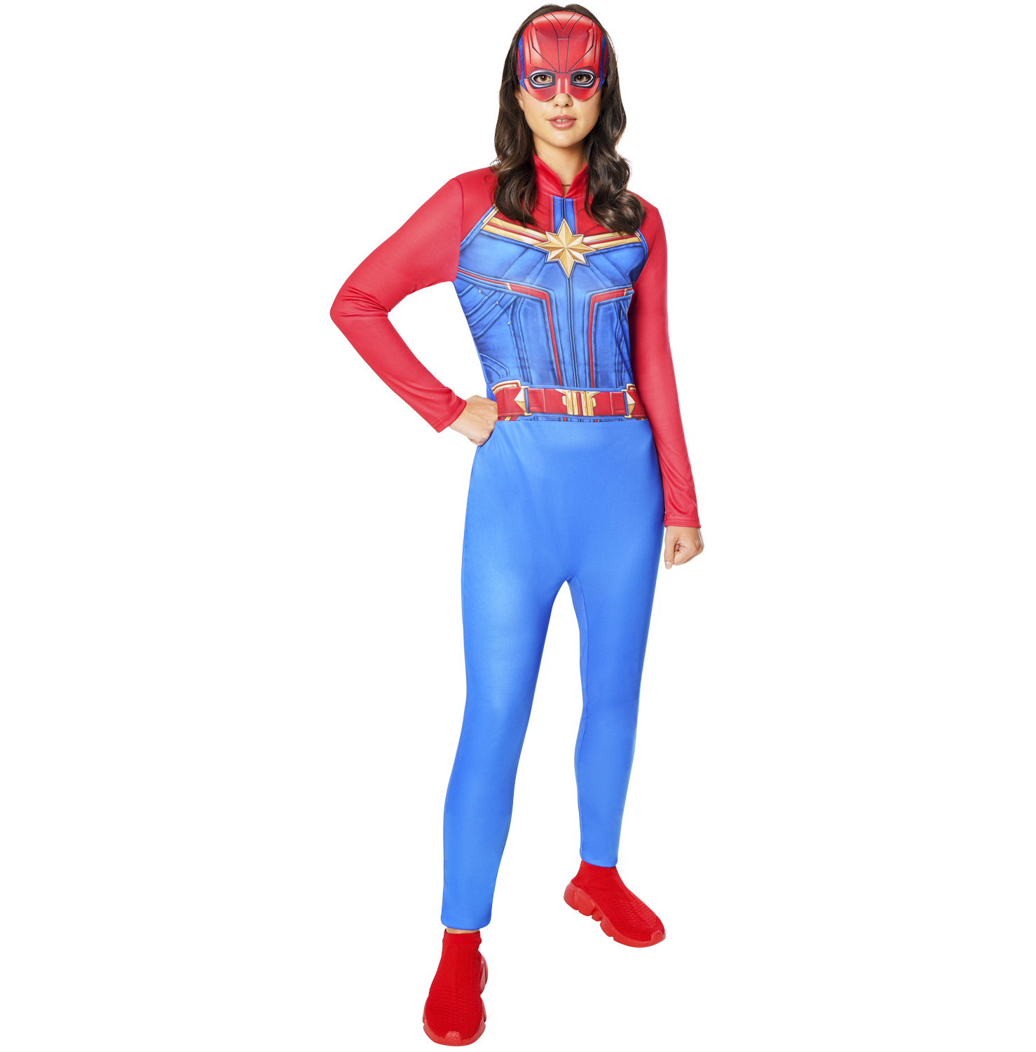 rubies-d-guisements-captain-marvel-kost-m-erwachsene image 3