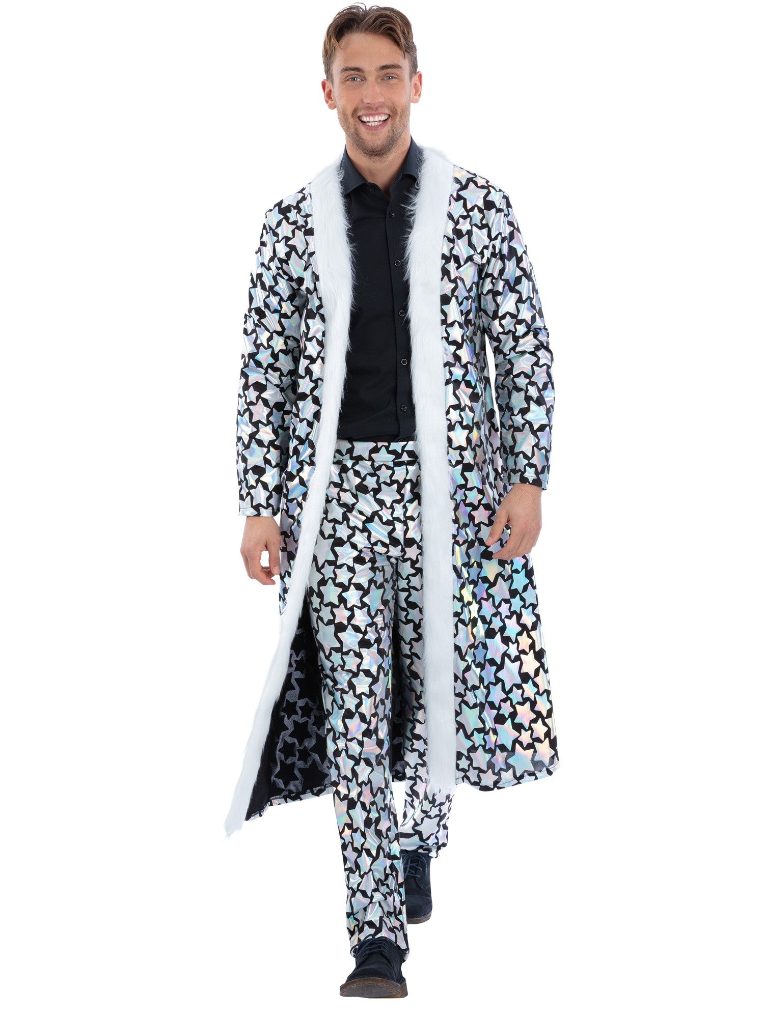 smiffys-fever-star-gazer-mantel-holografisch-unisex image 2