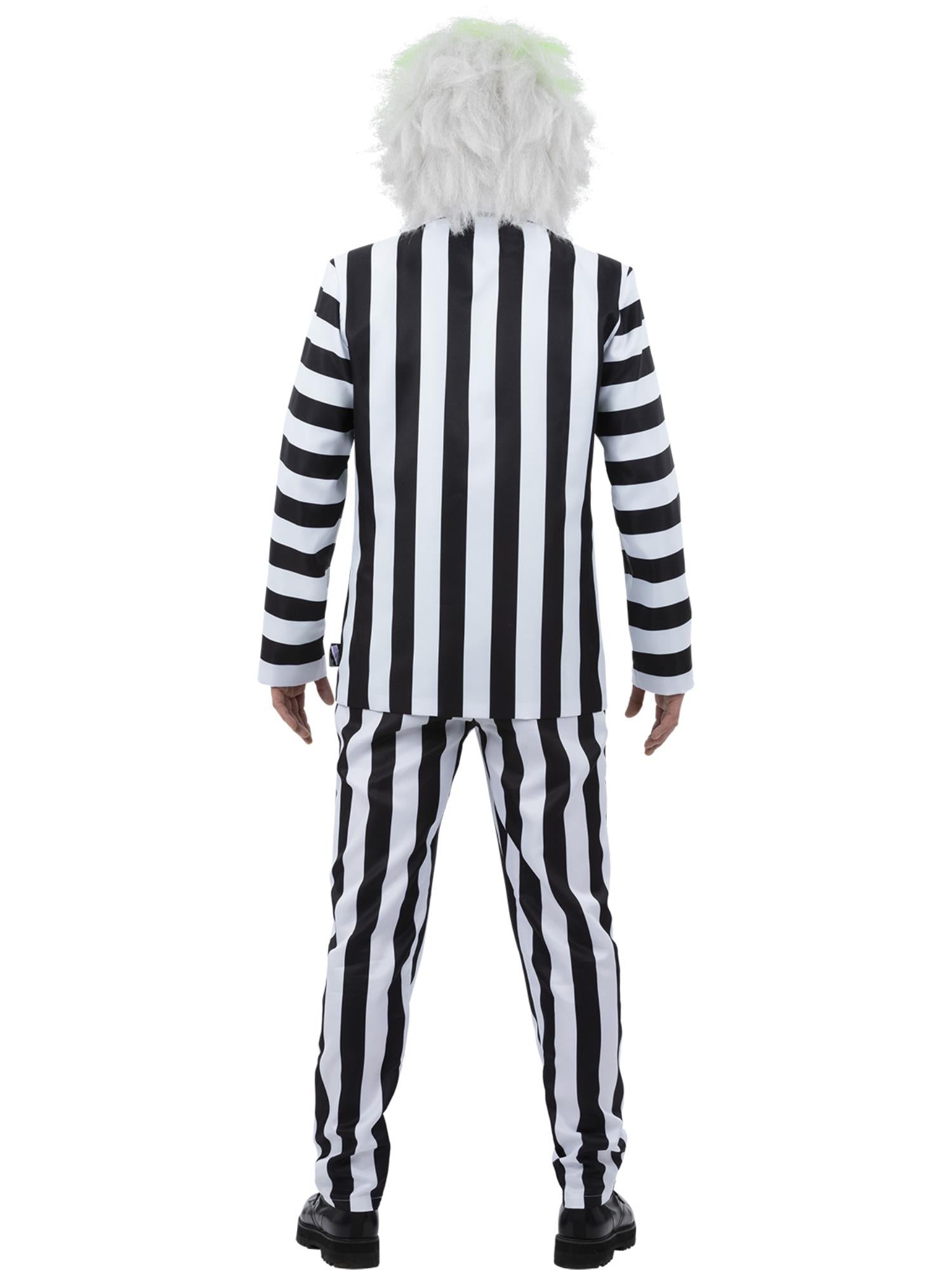 smiffys-fever-beetlejuice-herren-kost-m-schwarz-wei-gr-m-xl image 2