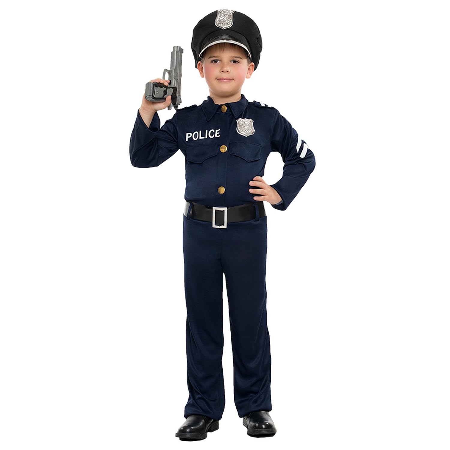 boland-polizist-kinderkost-m-3-4-jahre-4-teilig image 1
