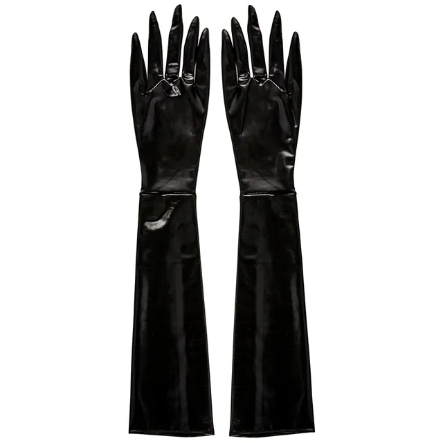 rubie-s-deluxe-finger-handschuhe-silber-einheitsgr-e image 1