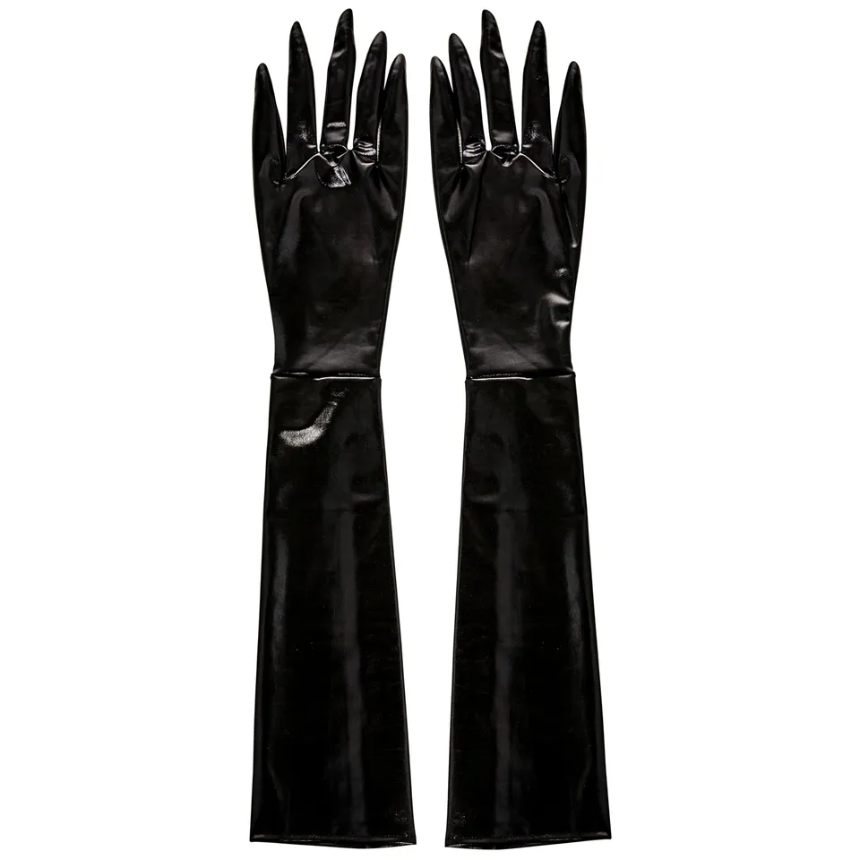 rubie-s-deluxe-finger-handschuhe-silber-einheitsgr-e image 1