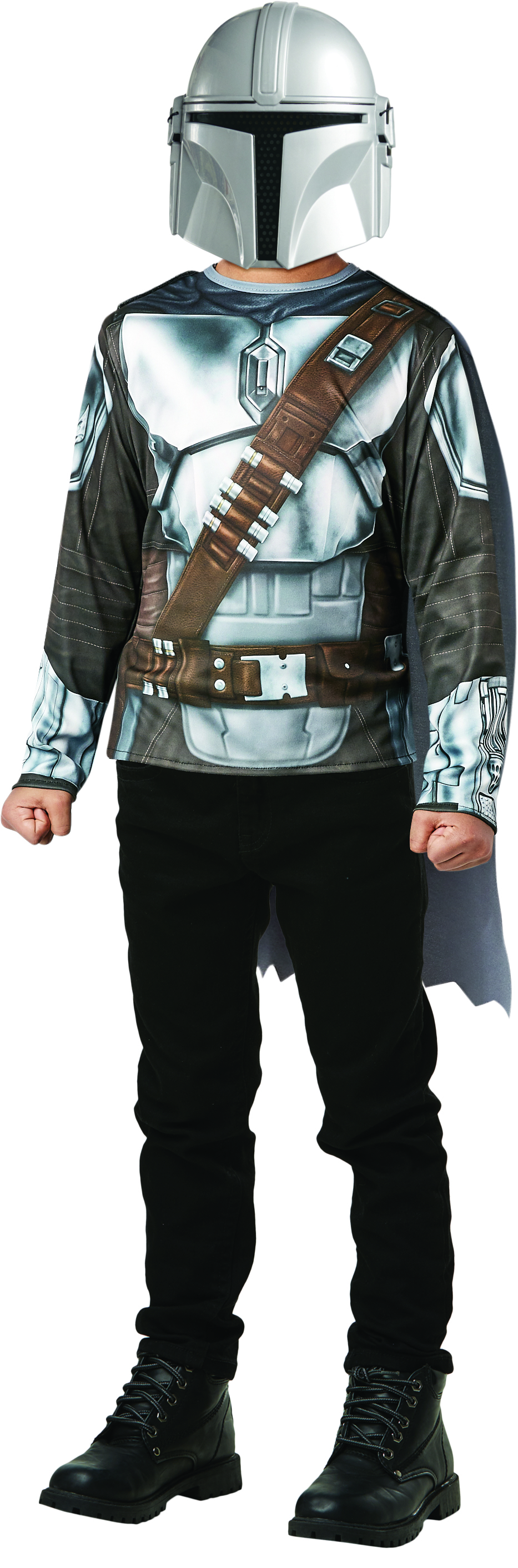 rubies-mandalorian-kost-m-set-mit-maske-und-cape image 1