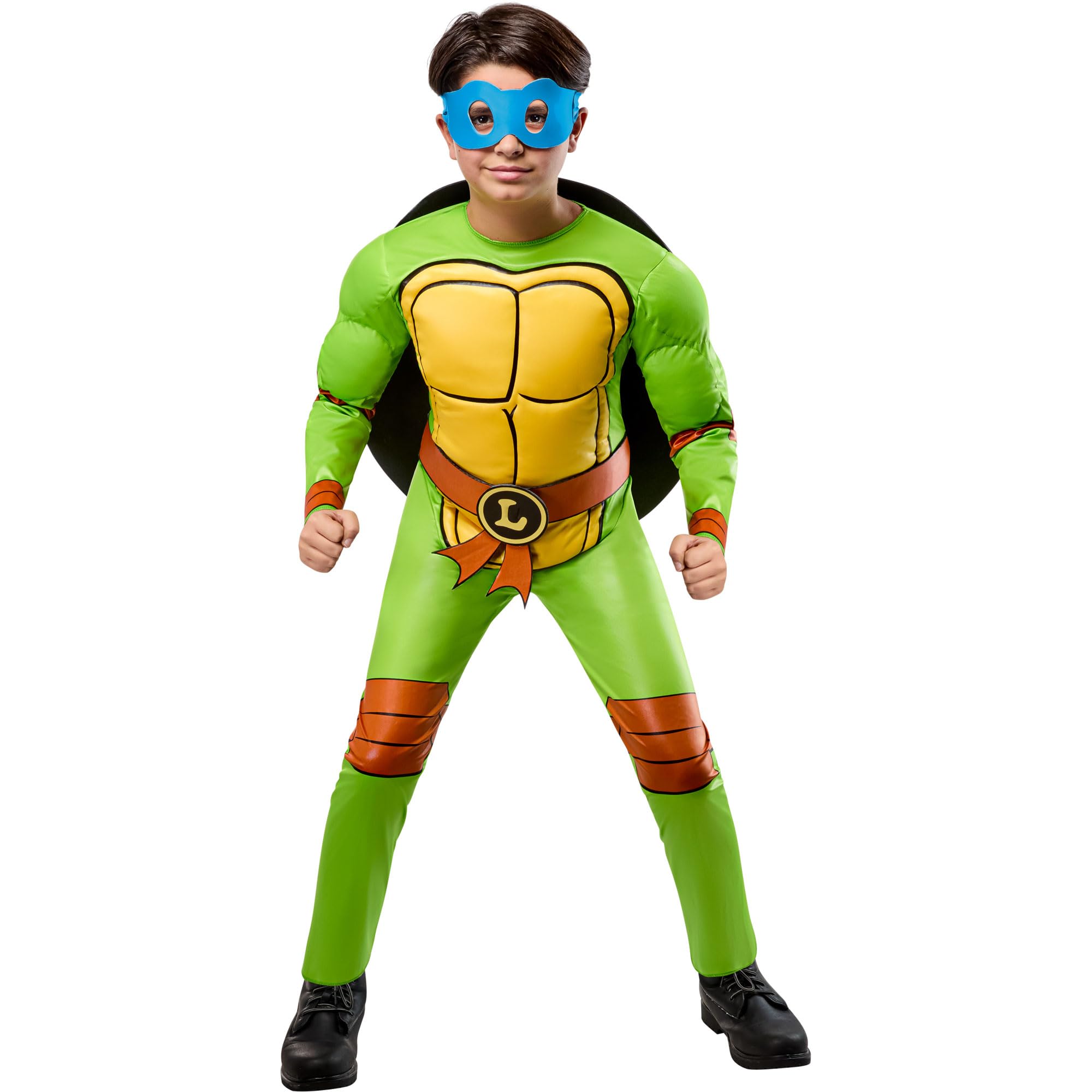 rubies-deluxe-ninja-turtles-kinderkost-m-9-10-jahre-4-in-1 image 1
