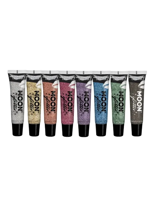 smiffys-moon-glitter-lipgloss-schwarz-holographic-glitzer-15ml image 1
