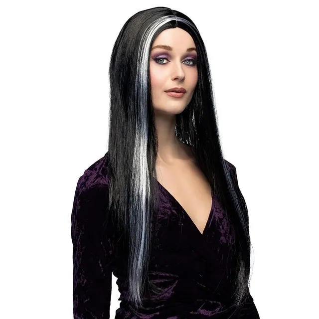 boland-wigs-hexenper-cke-schwarz-wei-lang-erwachsene image 1