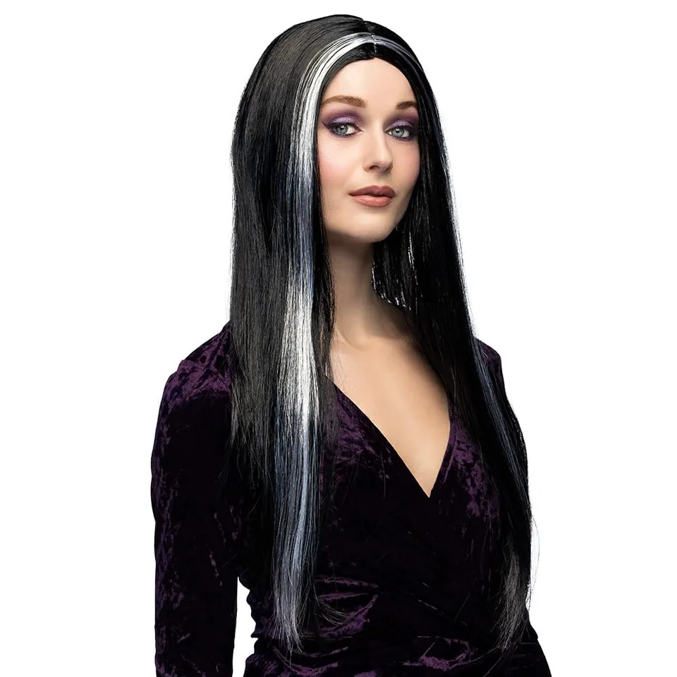 boland-wigs-hexenper-cke-schwarz-wei-lang-erwachsene image 1