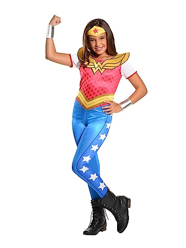 rubie-s-deluxe-wonder-woman-kost-m-kinder-s-super-hero-girls image 4