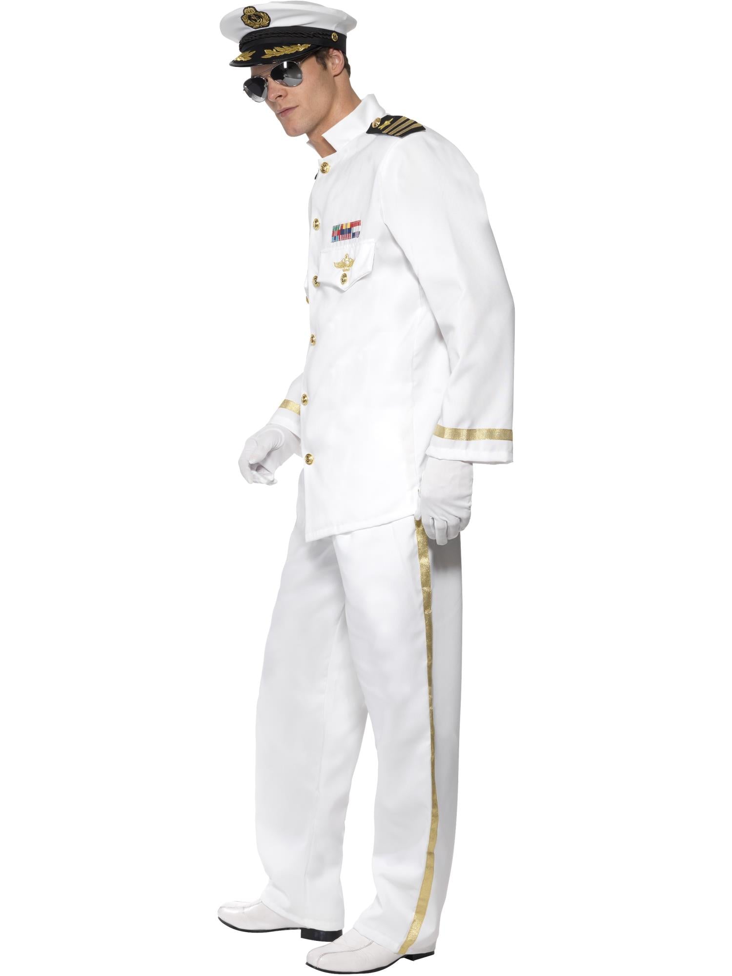 smiffys-fever-captain-deluxe-kost-m-wei-herren-gr-m image 3