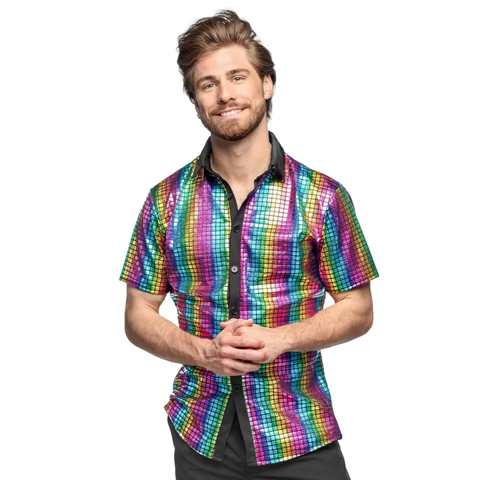 boland-accessories-disco-diamond-hemd-herren-bunt-gr-m-kurzarm image 1