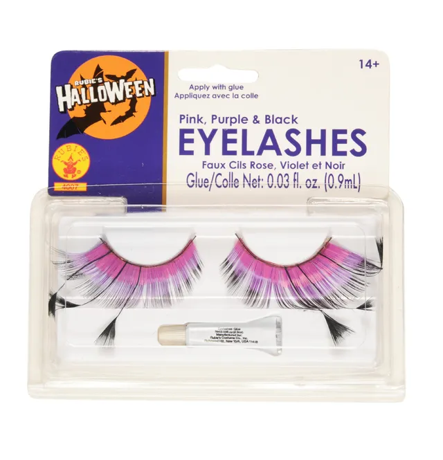 rubie-s-deluxe-eule-feder-wimpern-kunstwimpern-mehrfarbig image 1