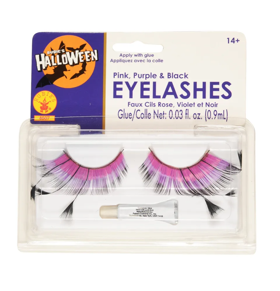 rubie-s-deluxe-eule-feder-wimpern-kunstwimpern-mehrfarbig image 1