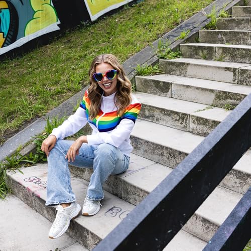 boland-retro-tracksuits-trainingsjacke-vintage-rainbow-m image 5