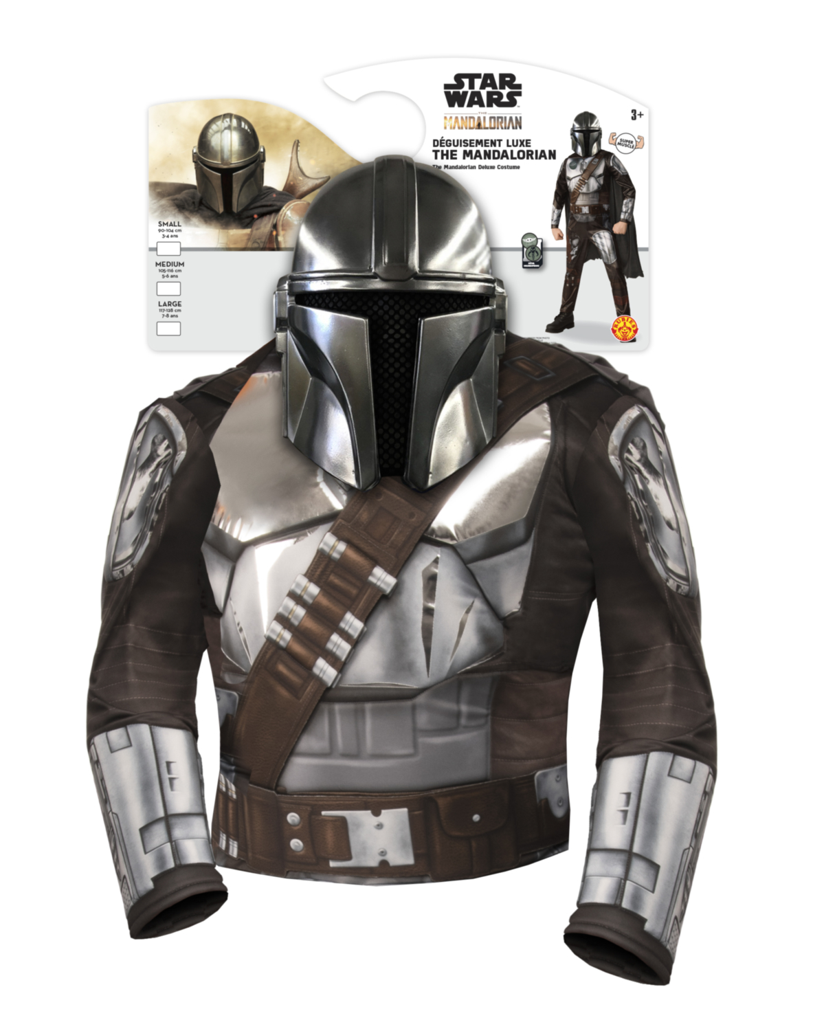 rubies-mandalorian-luxus-kost-m-kinder-mit-maske-cape image 2