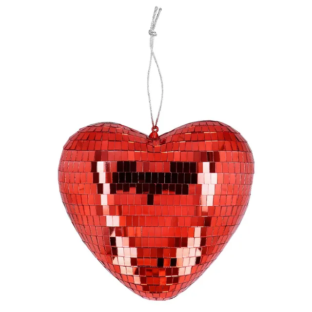 boland-herz-discokugel-19-cm-rot-spiegel image 1
