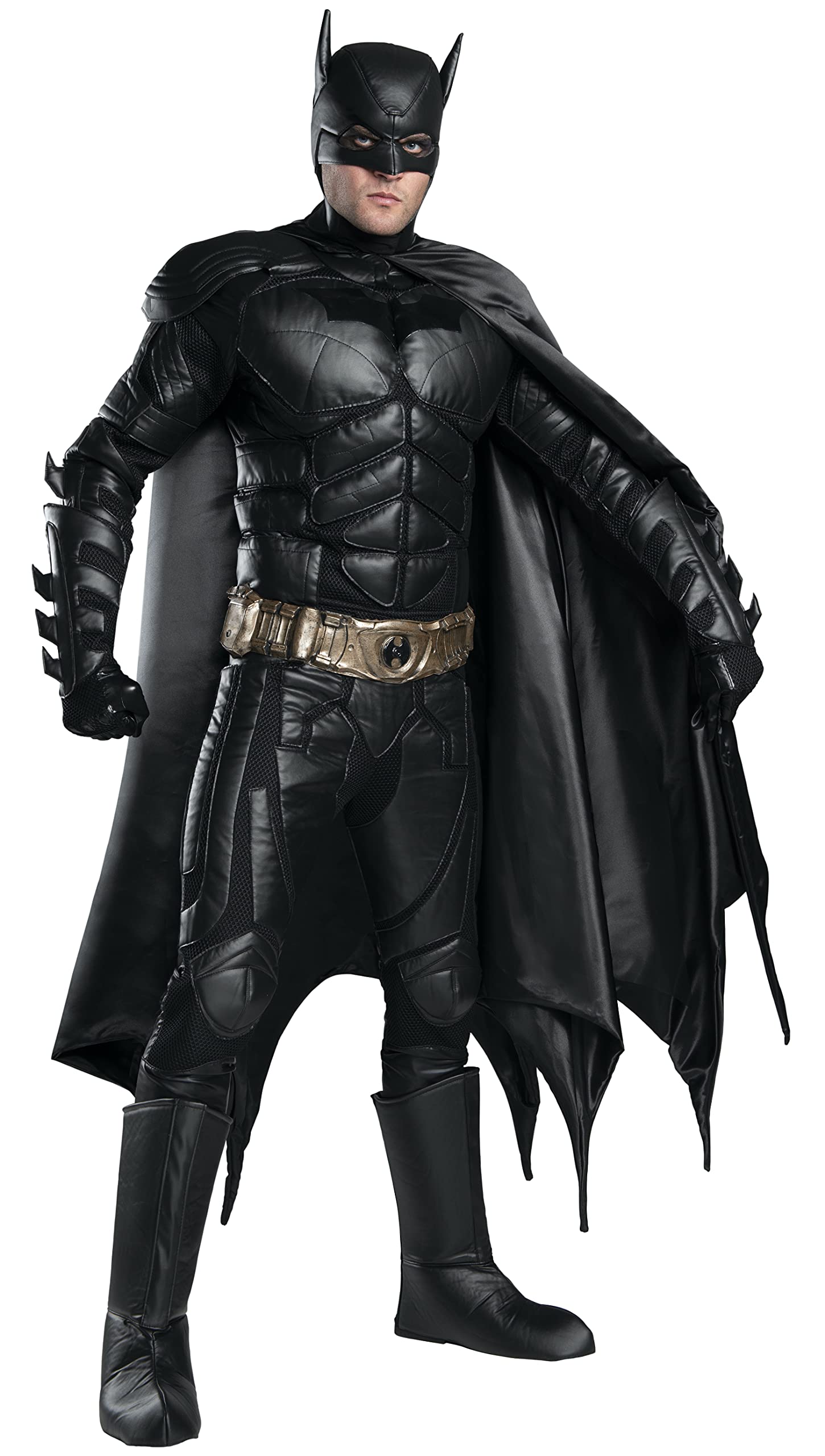 rubie-s-deluxe-dark-knight-batman-kost-m-l-schwarz-mit-maske image 4