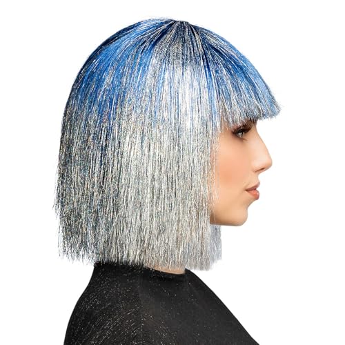 boland-wigs-lametta-per-cke-crazy-blau-bob-glitzer image 7