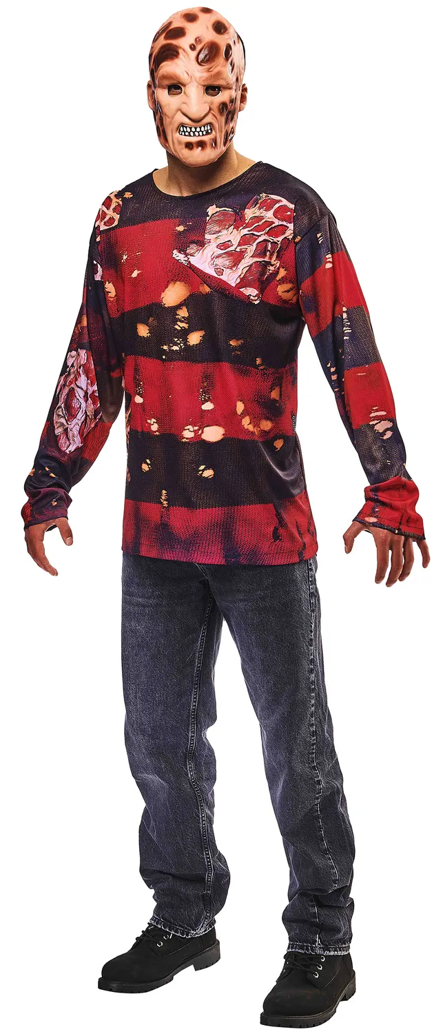 rubies-freddy-horror-kost-m-herren-gr-e-m-gestreift image 1