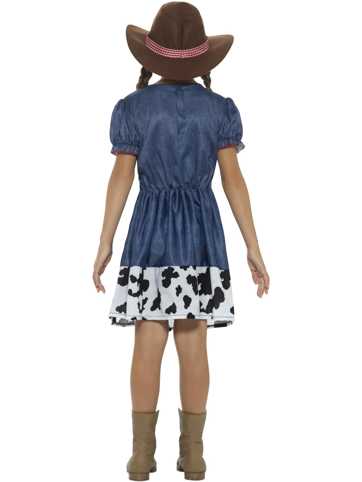smiffys-fever-texan-cowgirl-kost-m-blau-mit-hut-kinder image 2