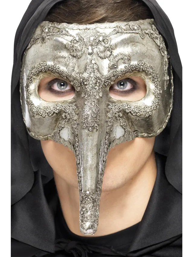 smiffys-fever-capitano-maske-venezianisch-silber image 1