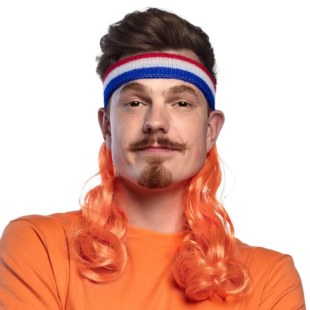 boland-61847-niederlande-stirnband-mit-orangen-haaren image 2