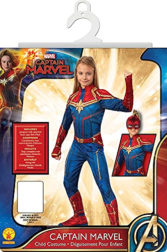 rubie-s-deluxe-kost-m-captain-marvel-klassisch-m-dchen-l-104-110 image 6