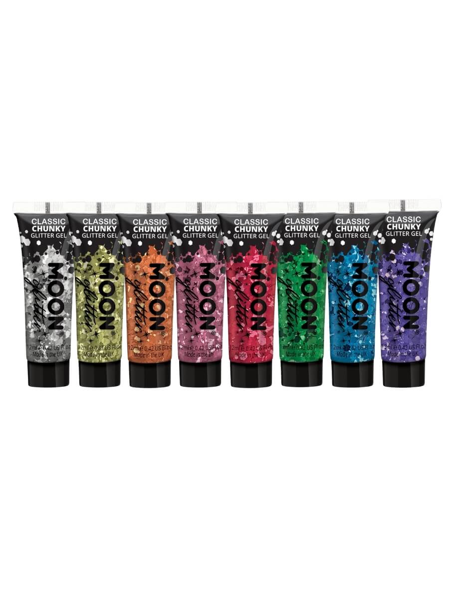 smiffys-makeup-fx-glitter-gel-gold-12-ml-vegan image 1