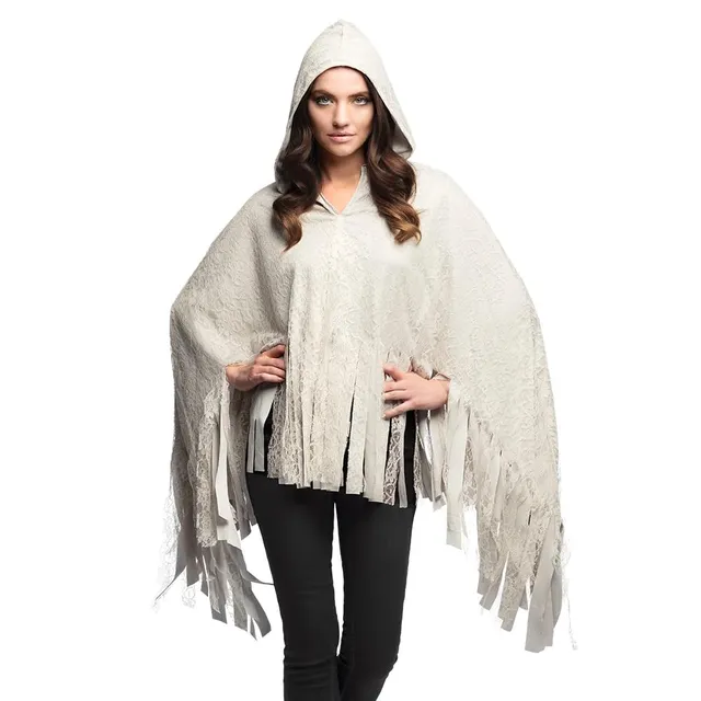 boland-halloween-poncho-geist-marian-creme-einheitsgr-e image 1