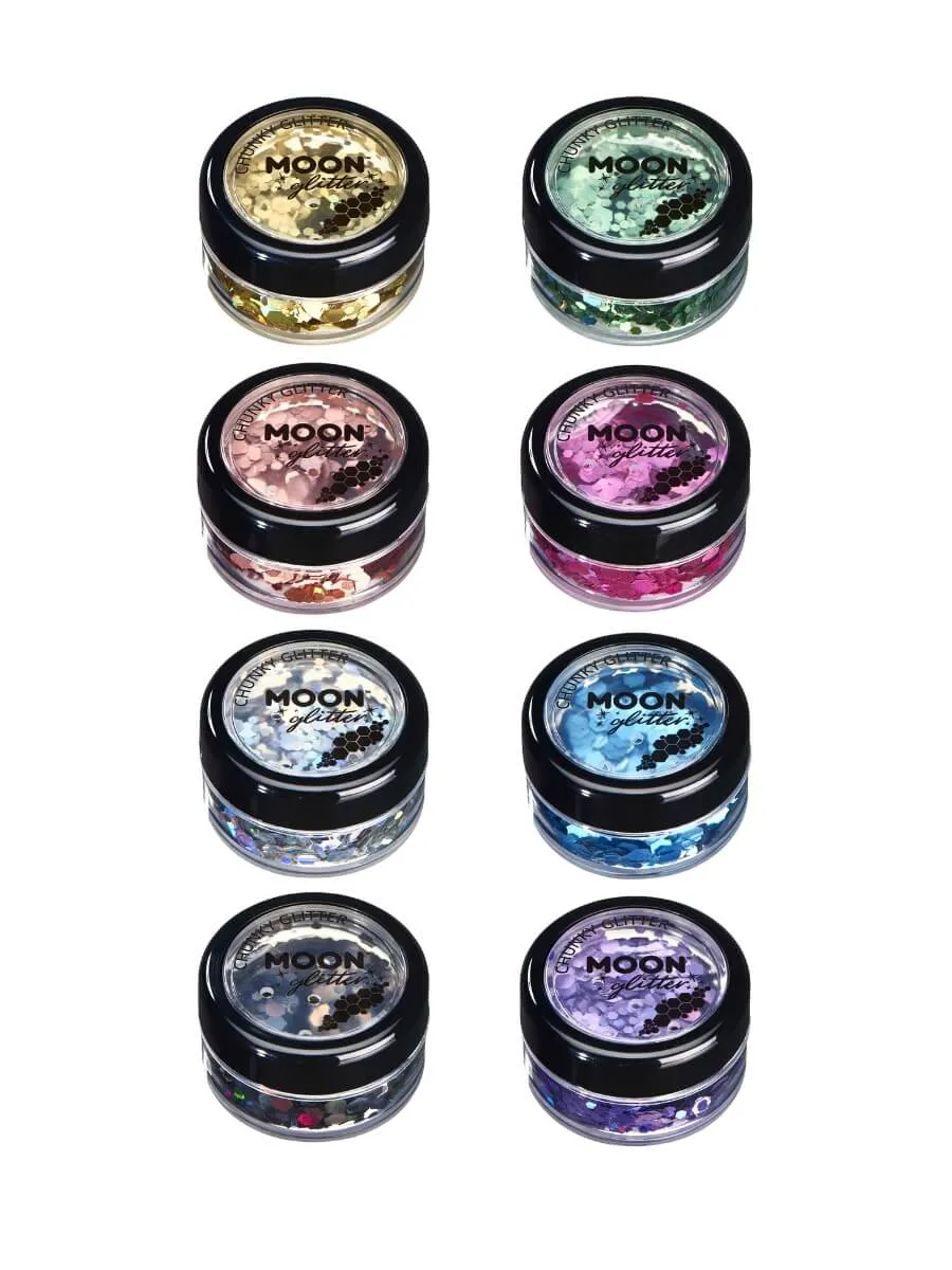 smiffys-makeup-fx-moon-glitter-schwarz-holo image 1