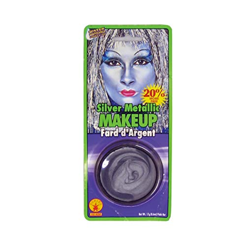 rubie-s-deluxe-metallic-schminke-silber-creme-make-up image 2