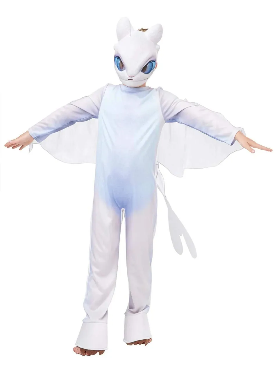rubie-s-deluxe-light-fury-drachenkost-m-kinder-wei-drache image 1