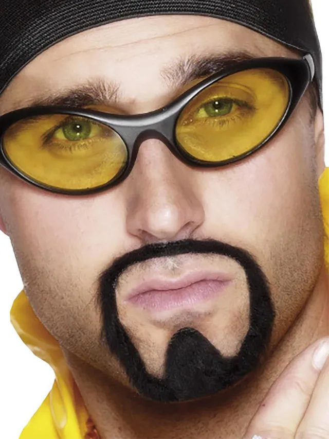 smiffys-fever-90s-rapper-specs-kost-mbrille-gelb-einheitsgr-e image 1