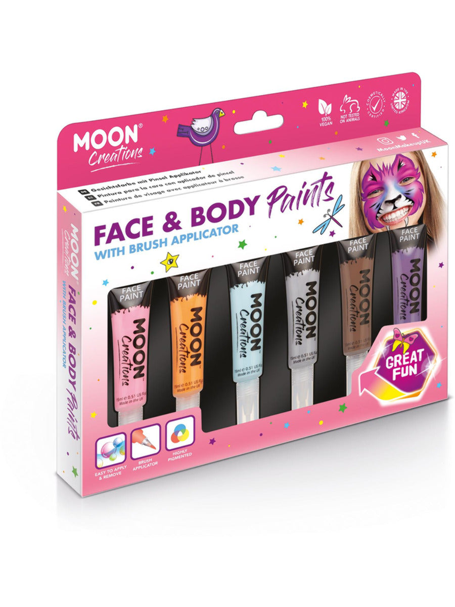 moon-creations-face-body-paint-schminke-set-6-farben image 1