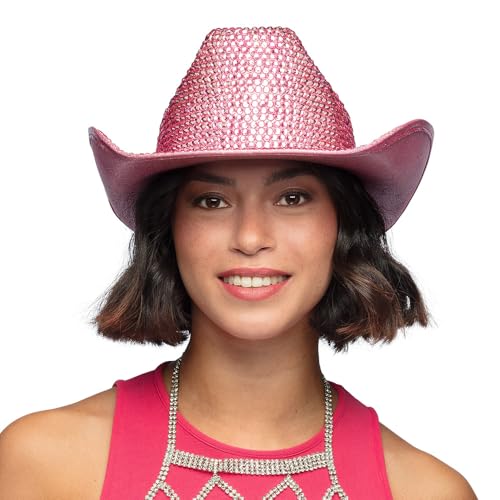 boland-tomorrow-cowboyhut-hotpink-mit-schmucksteinen image 8