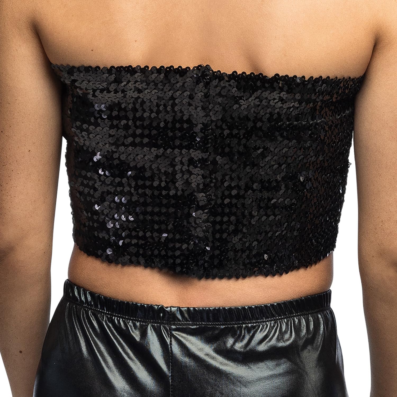 boland-sparkle-bandeau-top-pailletten-schwarz-m-l image 5